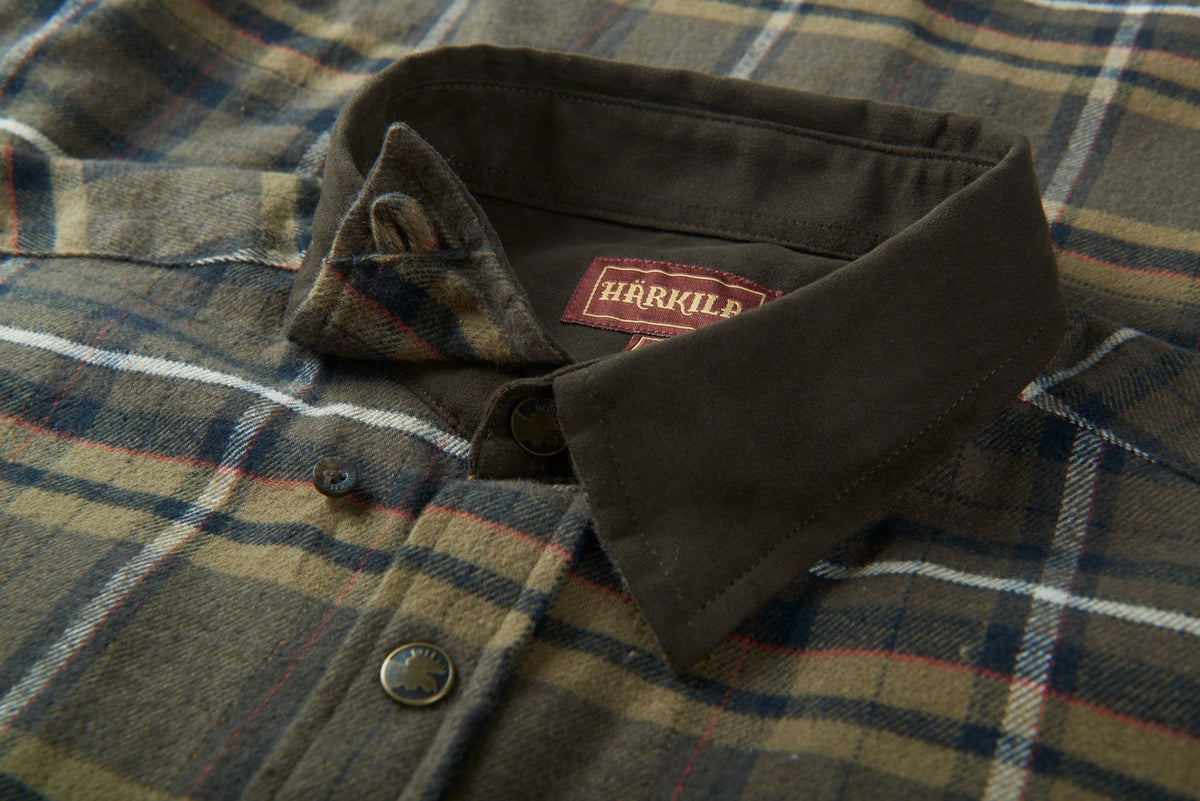Pajala Hemd Willow green check - Härkila