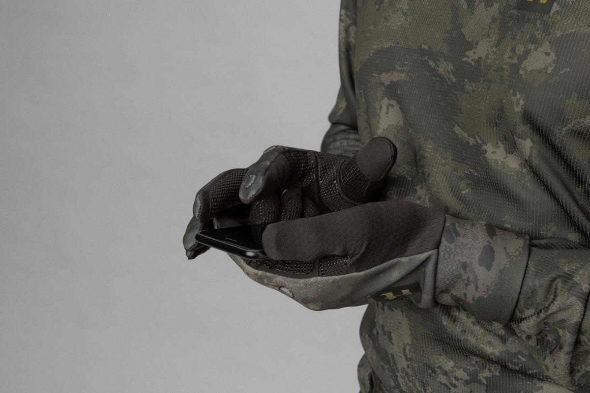 Tarn-Fleece-Handschuh mit umklappbaren Fingern NOCTYX AXIS MSP® Schwarz - Härkila