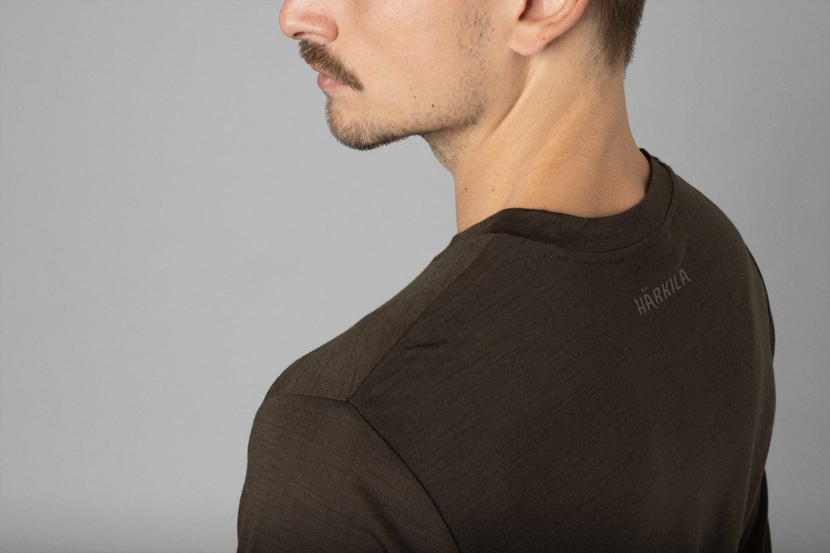 Base All Season L/S T-Shirt - Shadow brown - Härkila