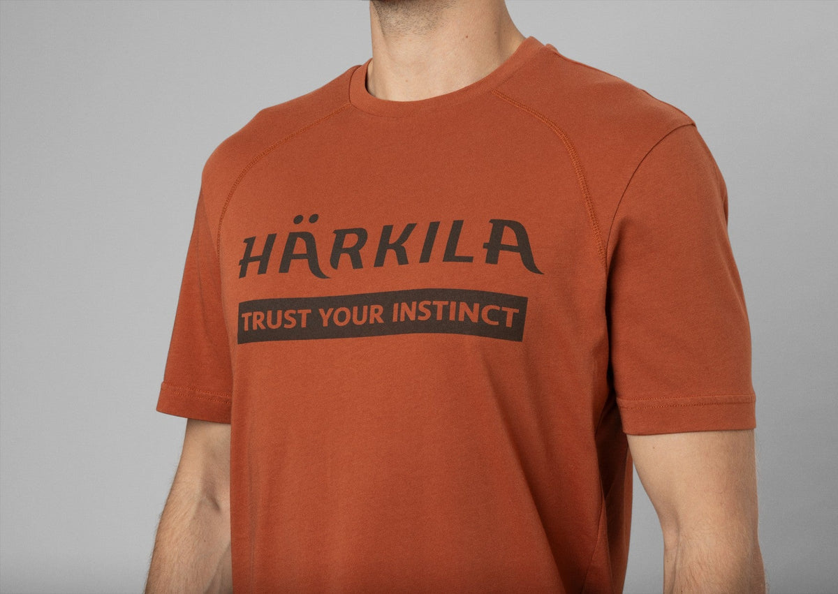 Logo-Kurzarm-T-Shirt - Arabian spice - Härkila