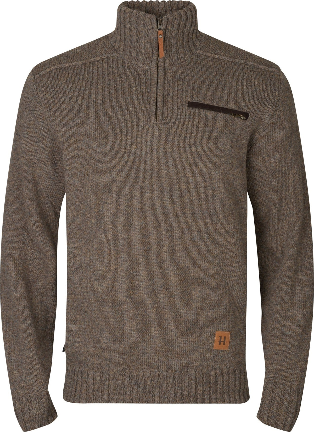 Annaboda 2.0 HSP gestrickter Pullover - Dark sand - Härkila