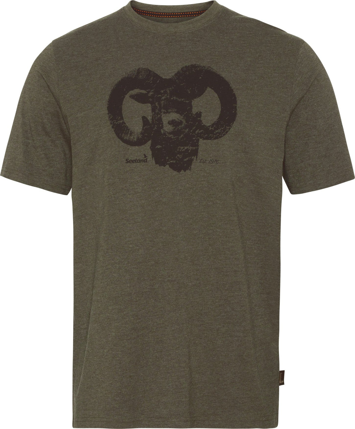 Outdoor-T-Shirt Pine green melange - Seeland