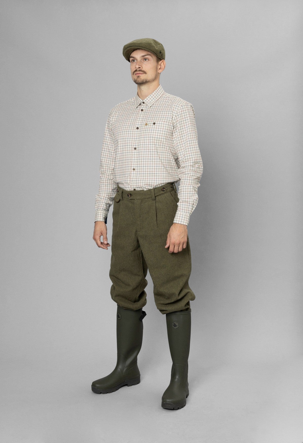 Hillside Tweedhose Moss green - Seeland