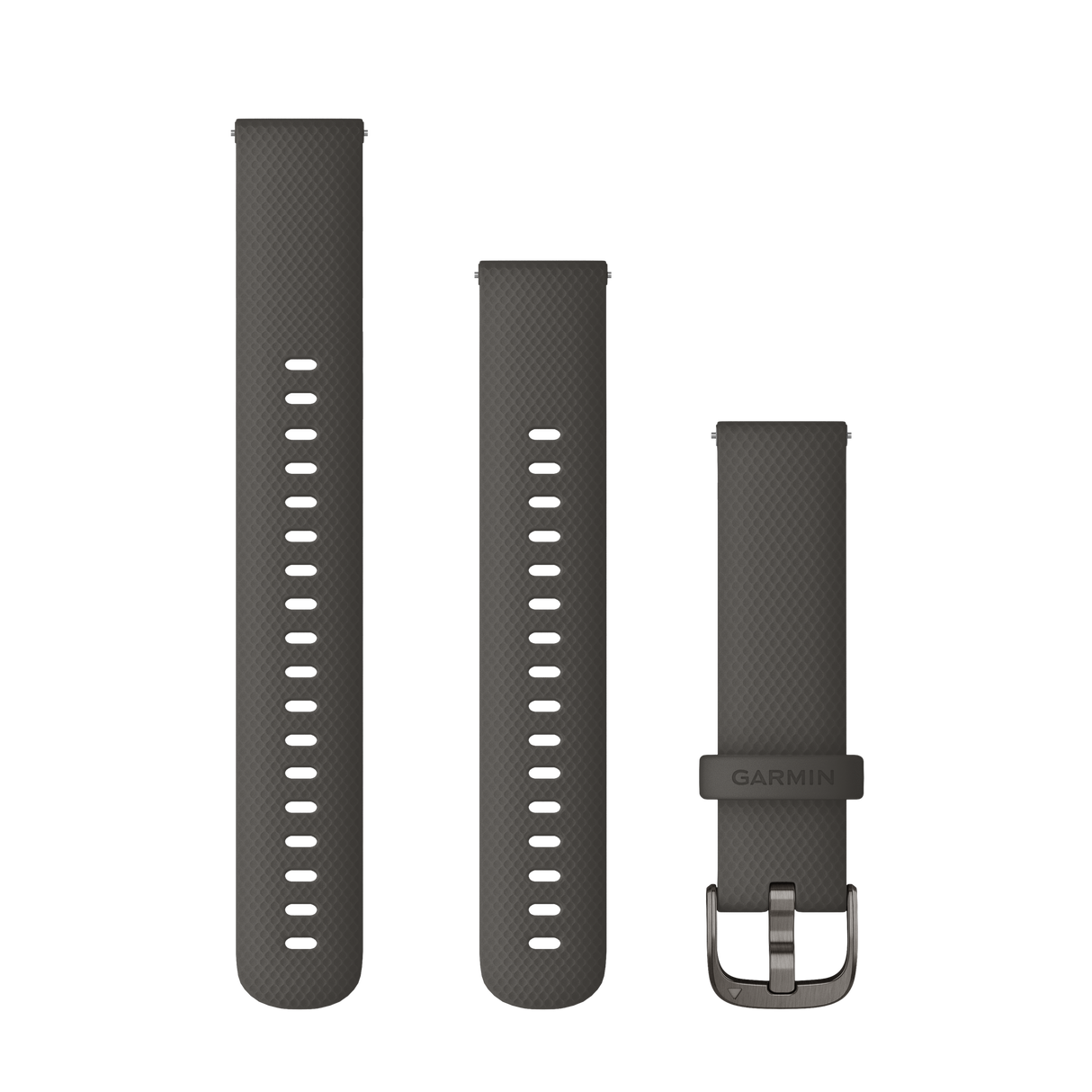 Quick Release remme (18 mm), Graphite, Slate hardware 1