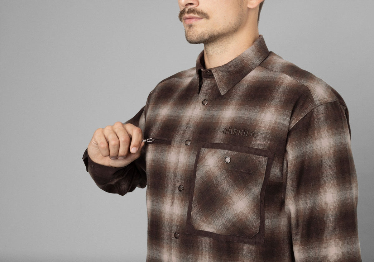 Folke Shirtjacke Bordeaux - Härkila