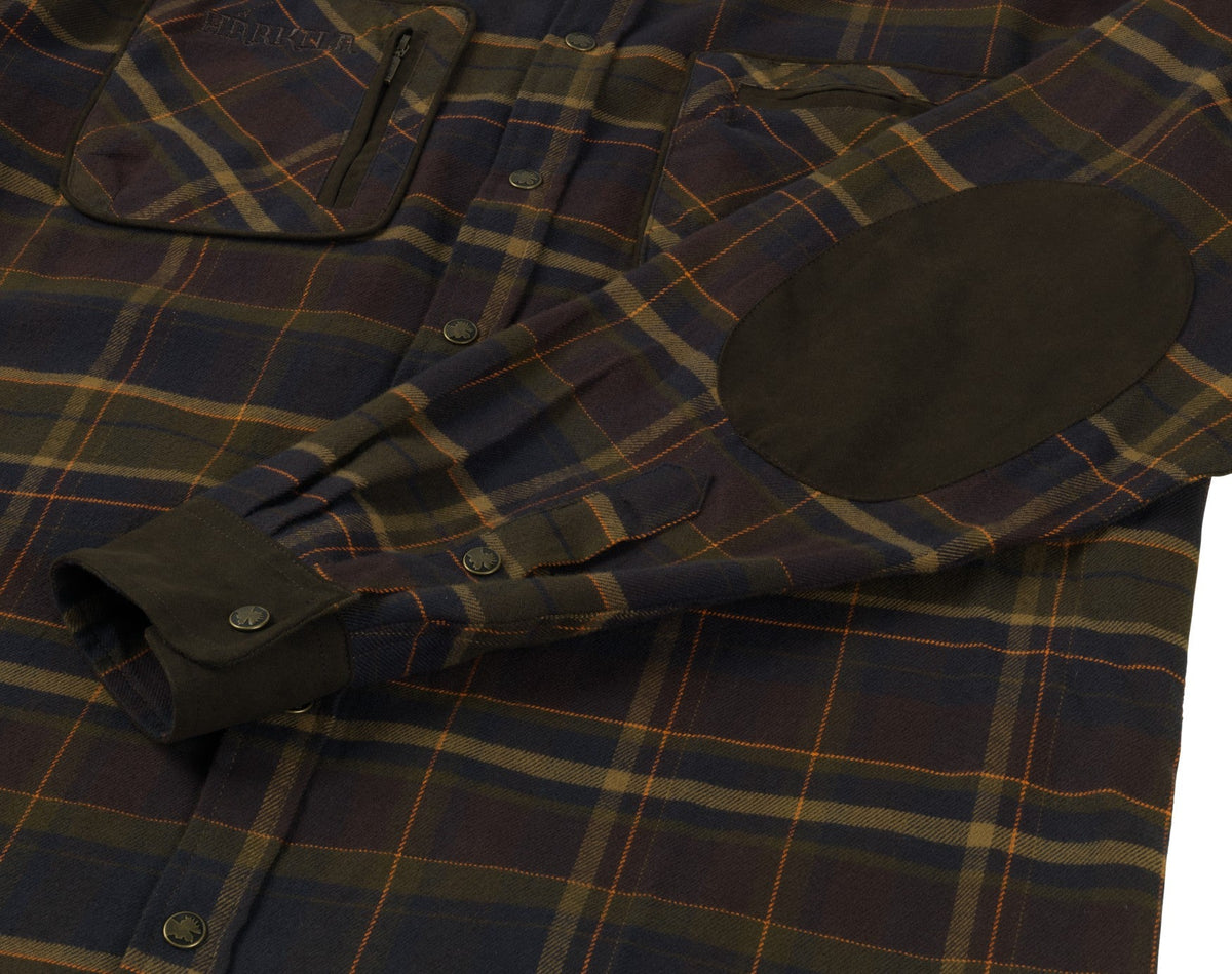 Pajala Hemd - Mellow brown check - Härkila