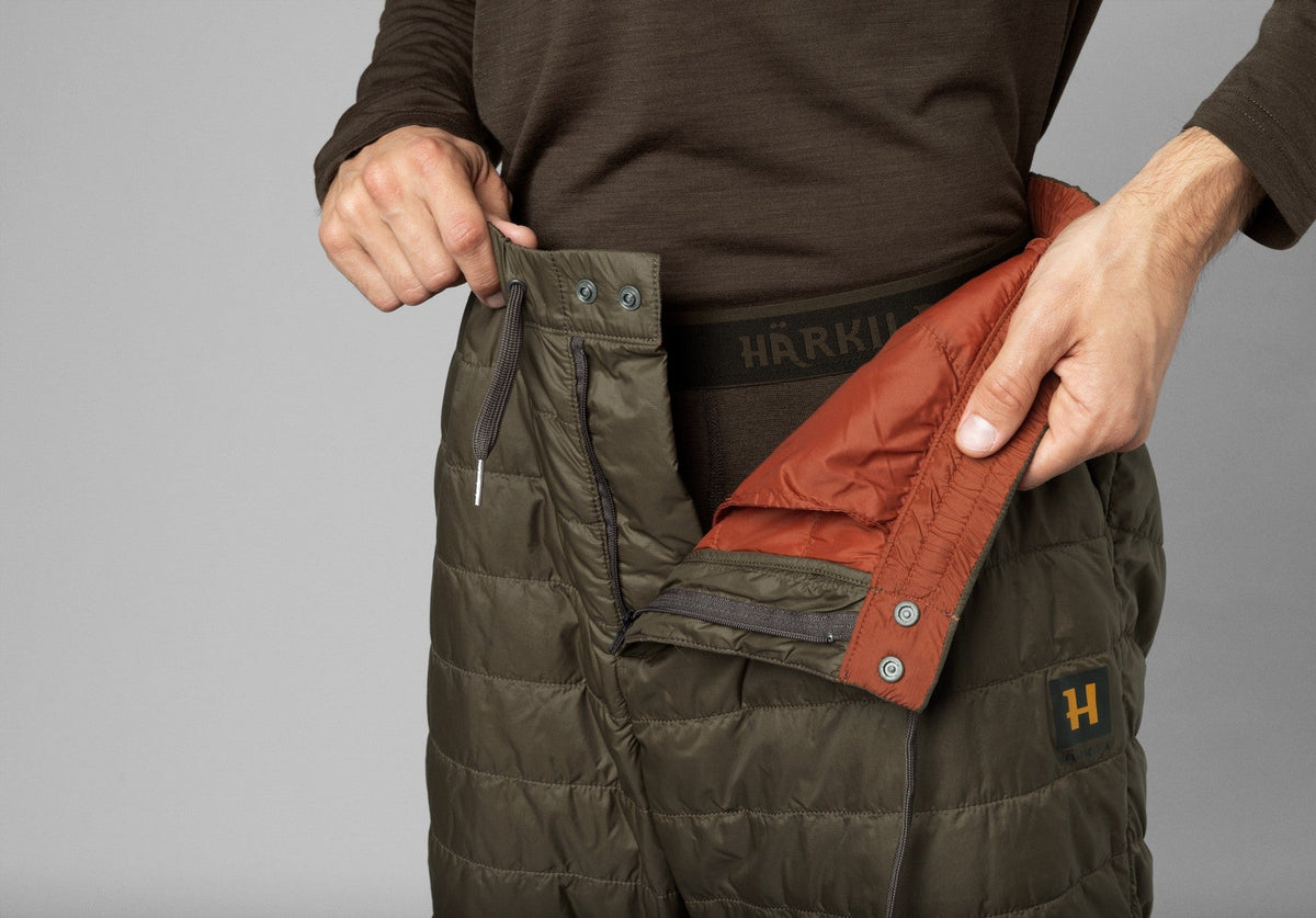 Logmar isolierte, packbare Hose Willow green - Härkila