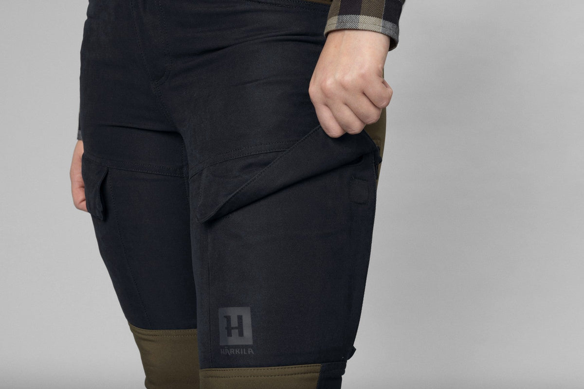 Scandinavian Hosen für Frauen - Willow green/Deep well purple - Härkila