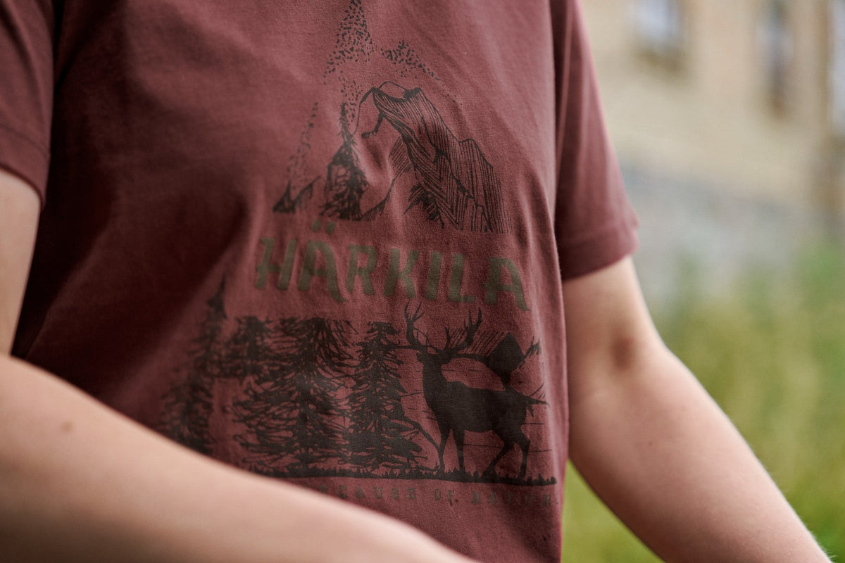 Nature S/S T-Shirt für Damen Hot Chocolate - Härkila