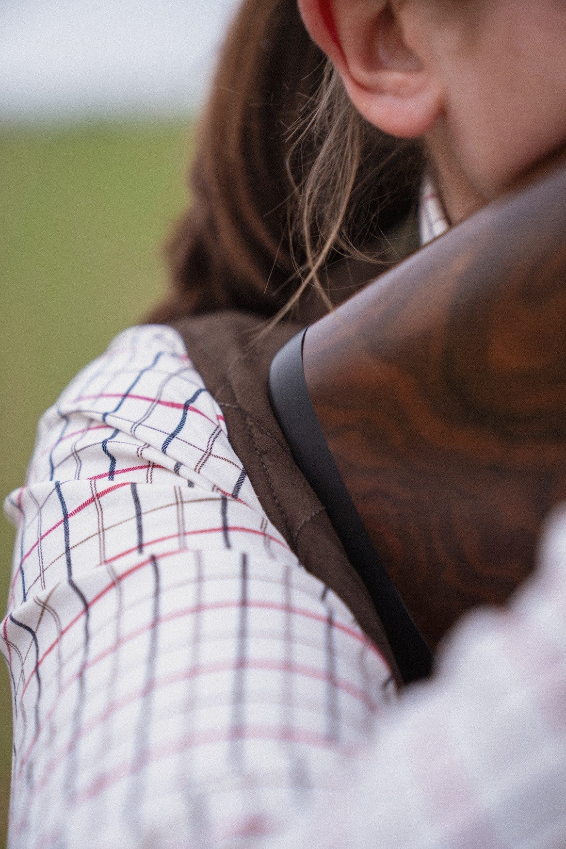 Kerry Shooting Hemd Cabernet/Blau Check - Seeland