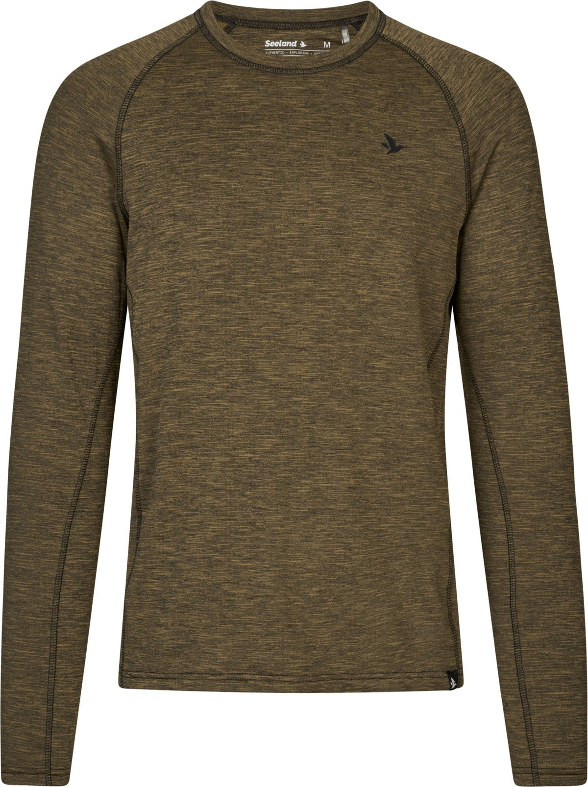 Peak T-Shirt Military Olive Melange - Seeland