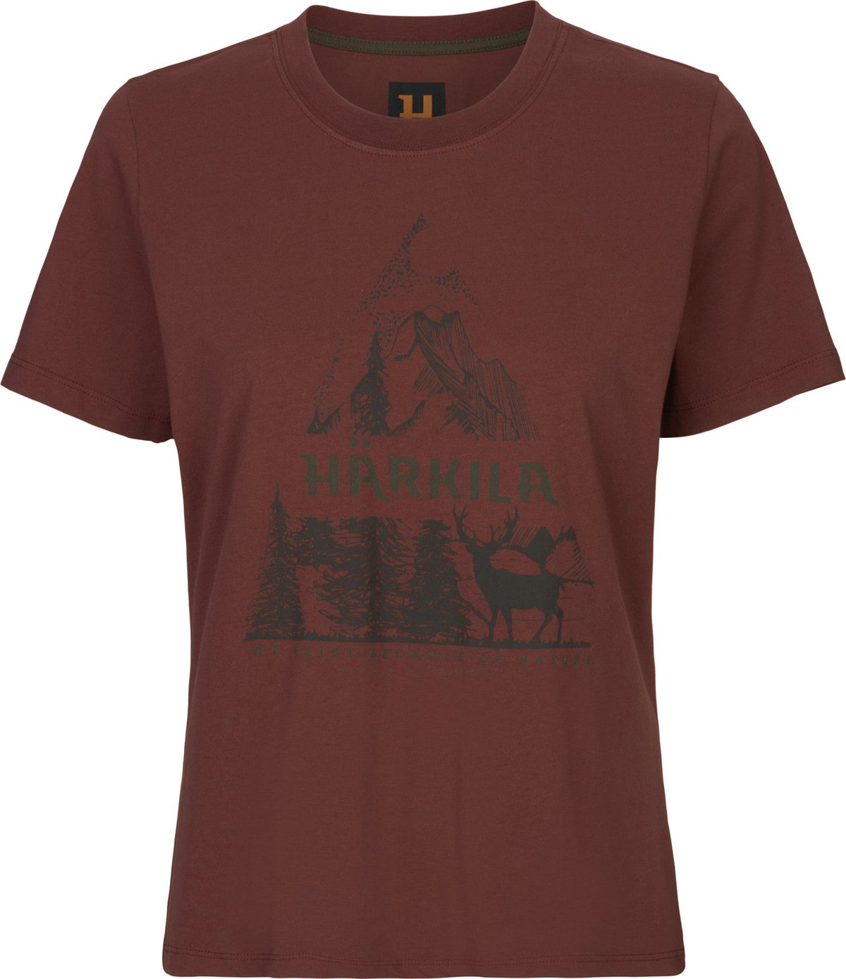 Nature S/S T-Shirt für Damen Hot Chocolate - Härkila
