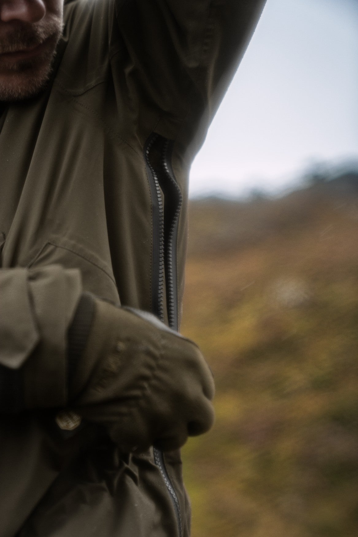 Orton tech HWS Packbarer Smock Willow green - Härkila