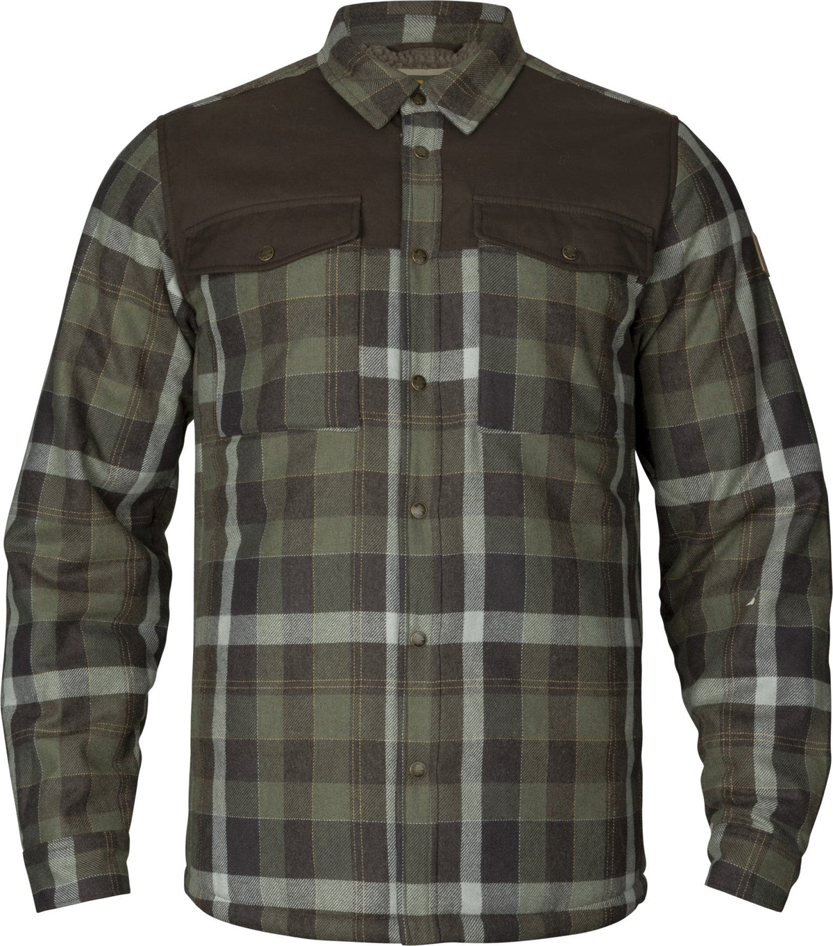 Asmund isolierte Hemdjacke aus Wolle Willow green/Phantom - Härkila