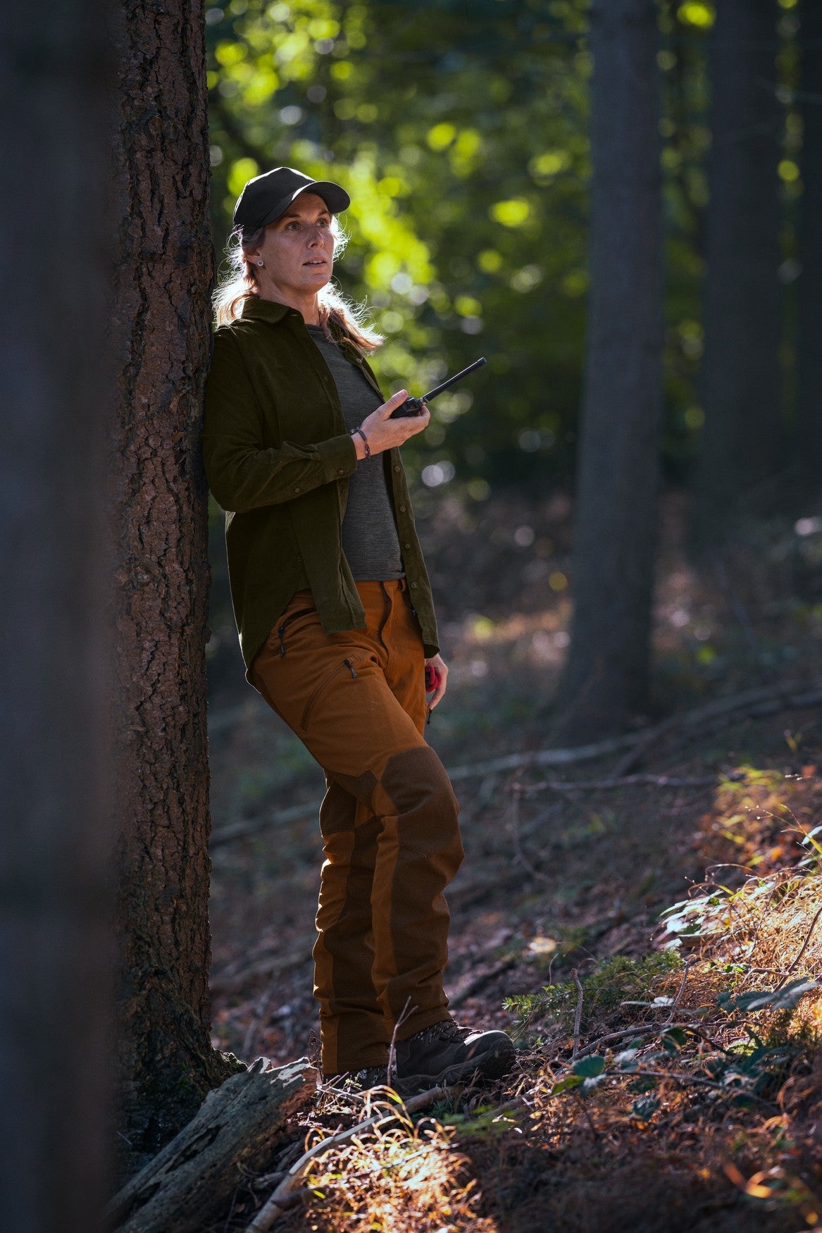 Larch Membranhose Damen - Burnt clay - Seeland