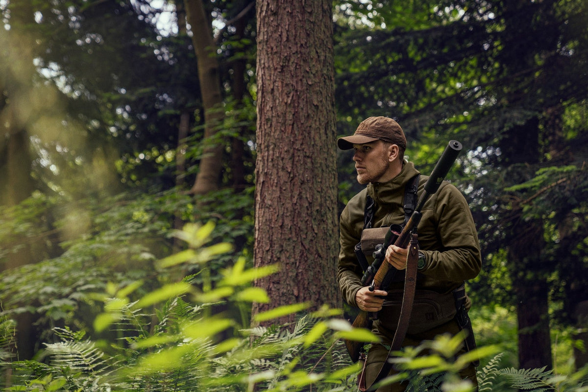 Deer Stalker - Fleece-Hoodie Willow green/Shadow brown - Härkila