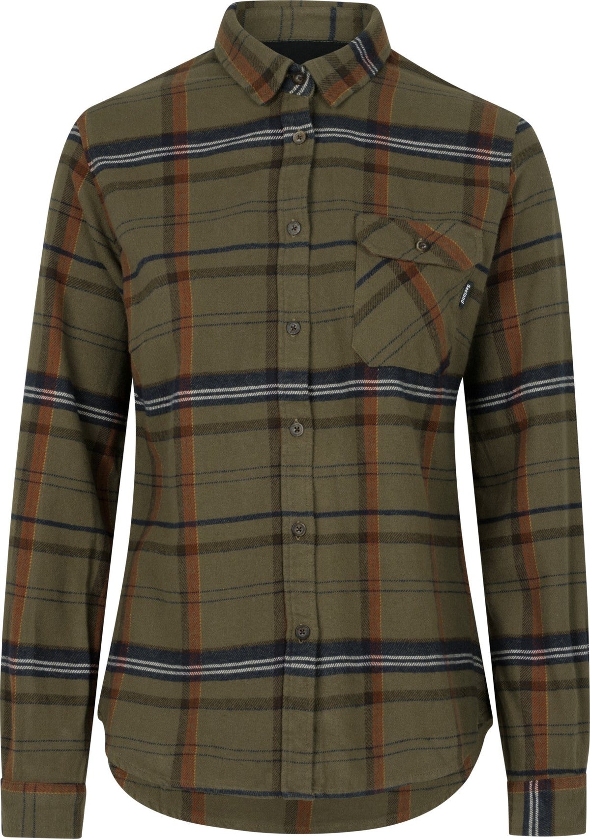Skye Flanellhemd für Damen Grape Leaf/Terracotta Check - Seeland