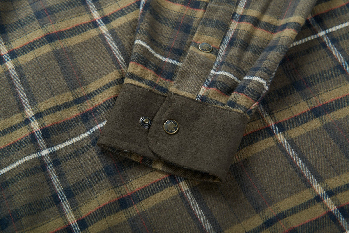 Pajala Hemd Willow green check - Härkila