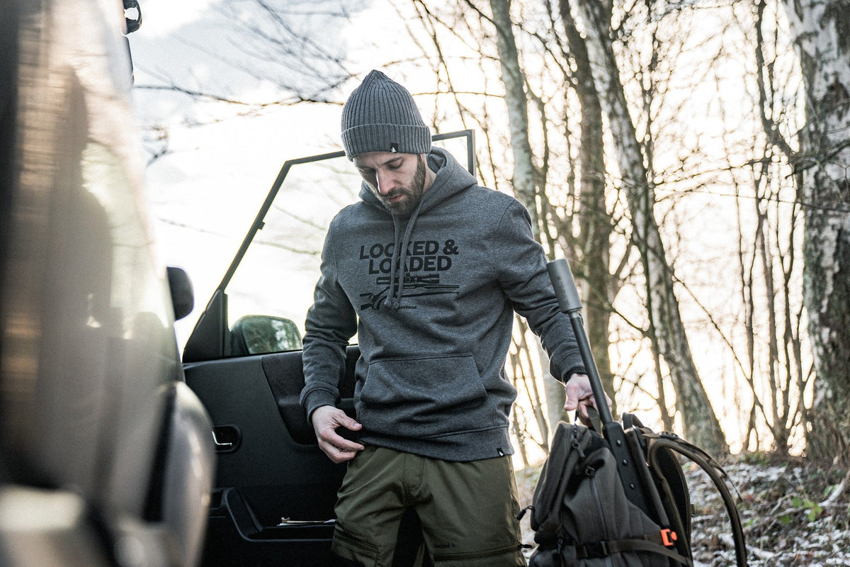 Loaded Kapuzenpullover Grau Melange - Seeland