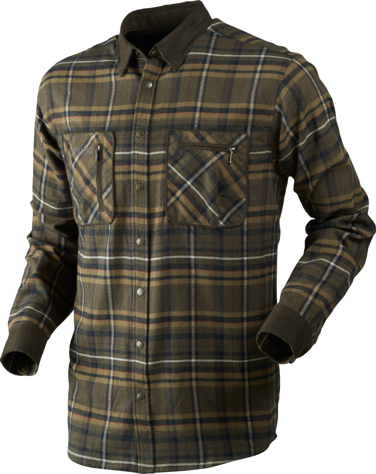 Pajala Hemd Willow green check - Härkila