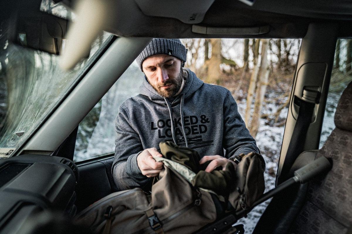 Loaded Kapuzenpullover Grau Melange - Seeland