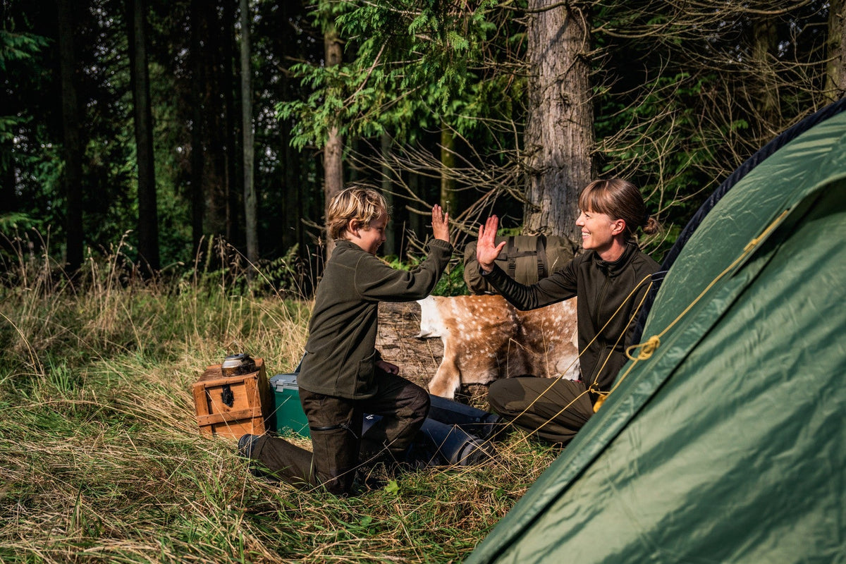 Benjamin Junior Fleecejacke Pine green - Seeland