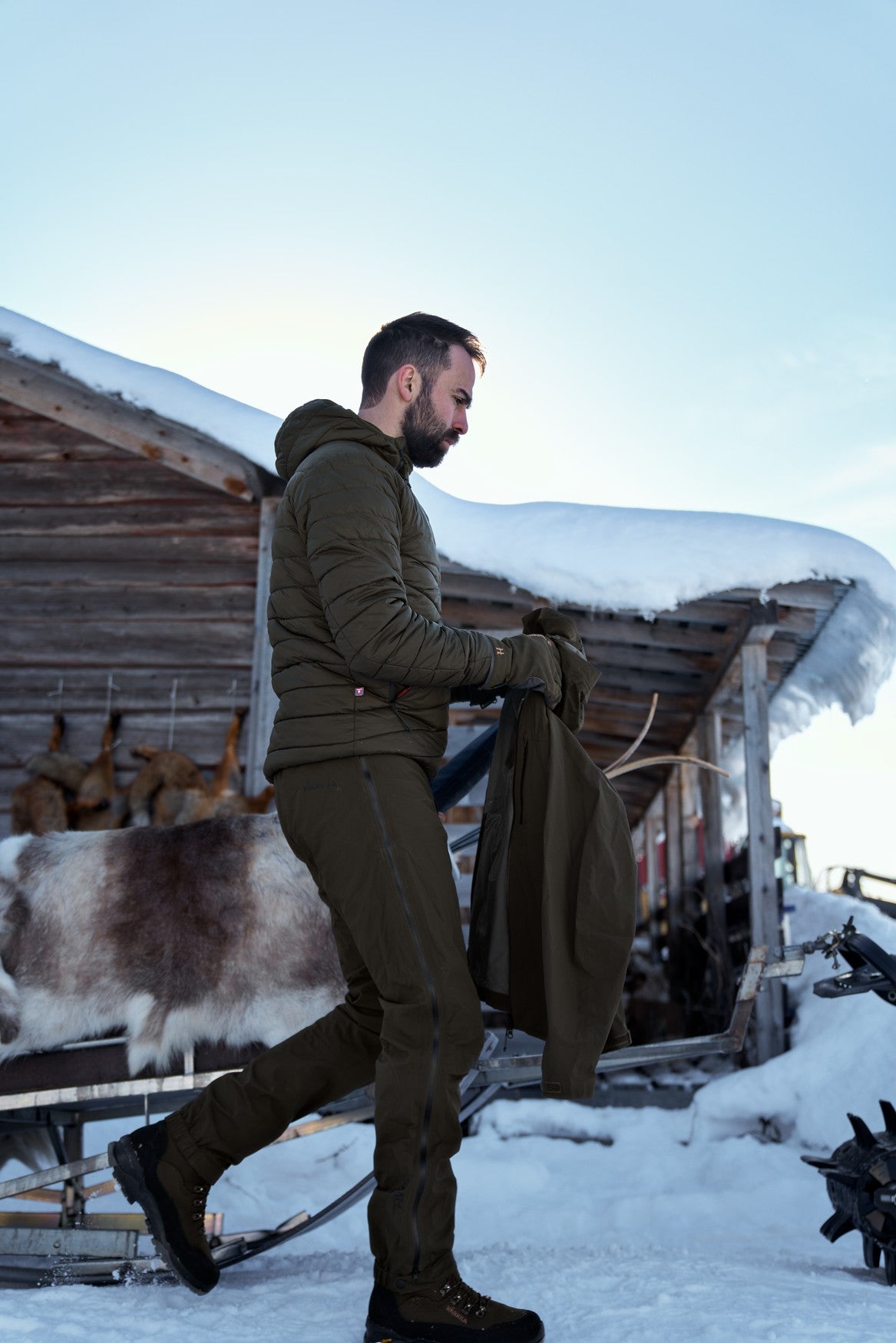 Logmar HWS packbare Hose Willow green - Härkila
