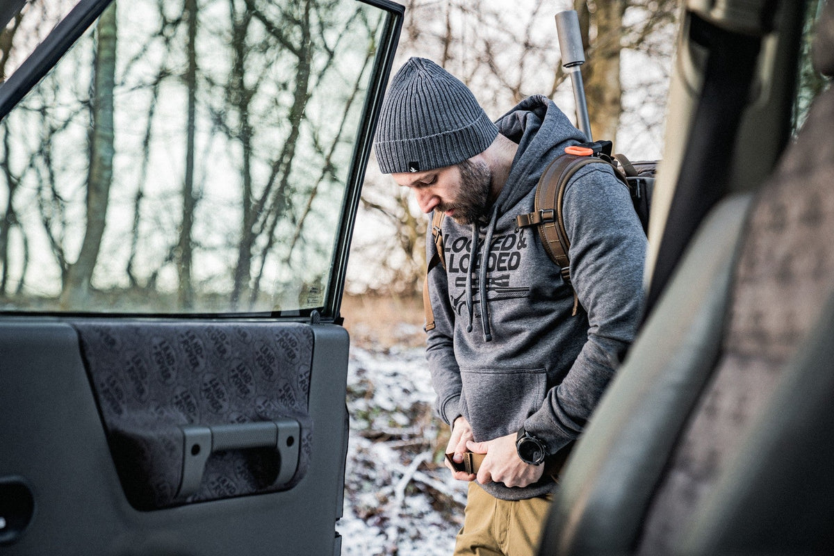 Loaded Kapuzenpullover Grau Melange - Seeland