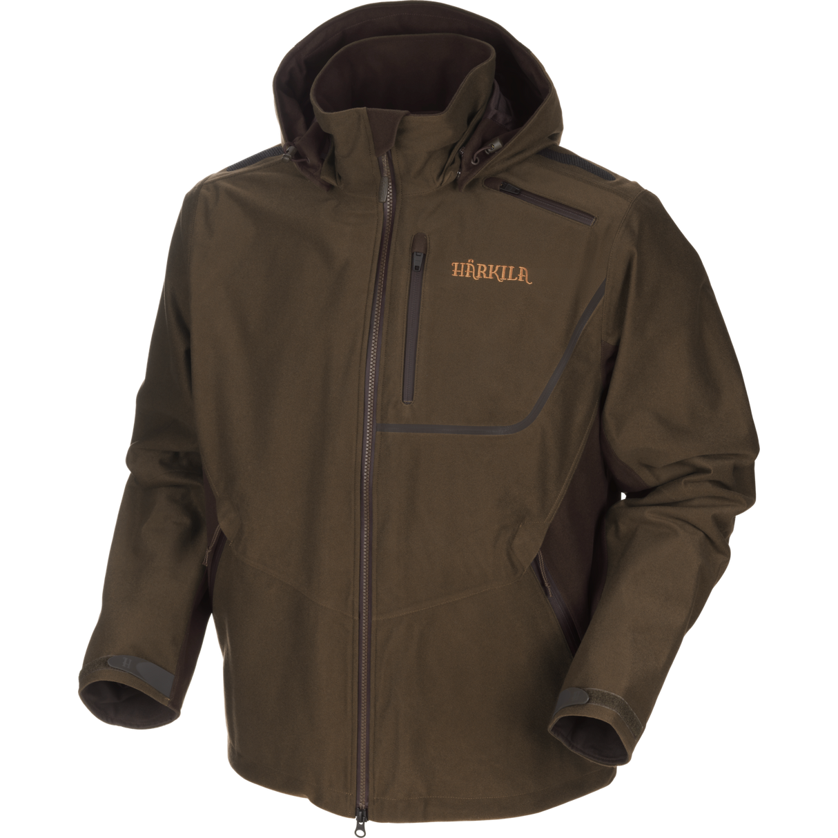 Gr. 48 - Mountain Hunter Jacke Hunting green/Shadow brown - Härkila - Austauschware