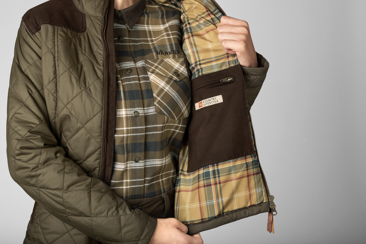 Ailsa Steppjacke Damen Willow green - Härkila