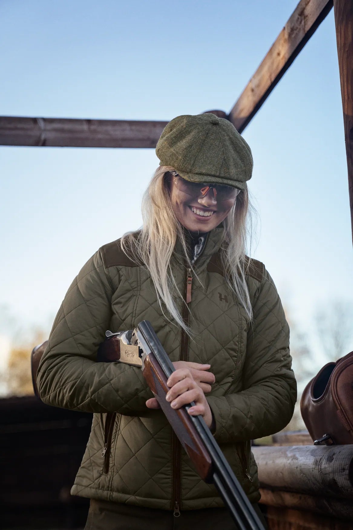 Ailsa Steppjacke Damen Willow green - Härkila