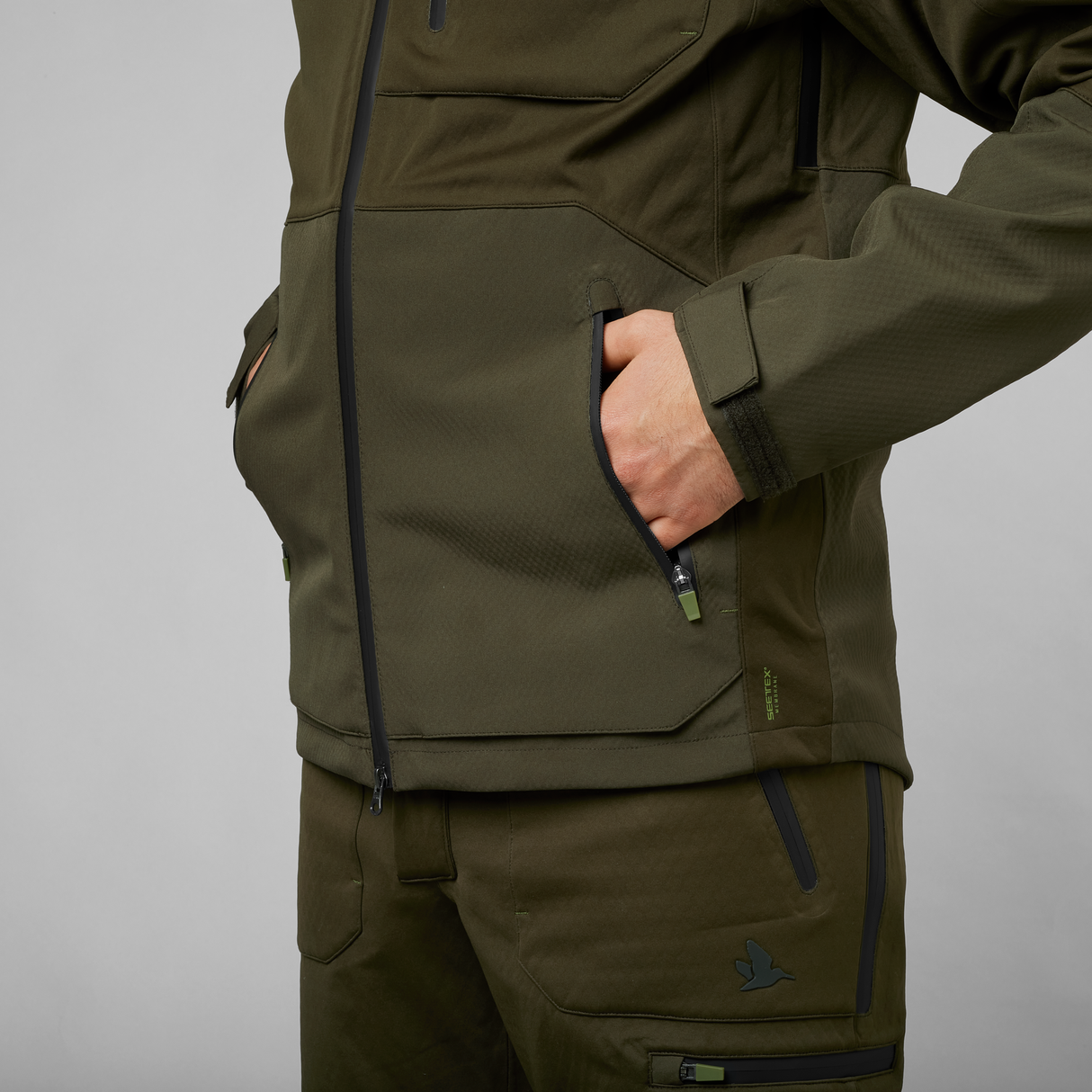 Hawker Shell II - Jacke Pine green - Seeland