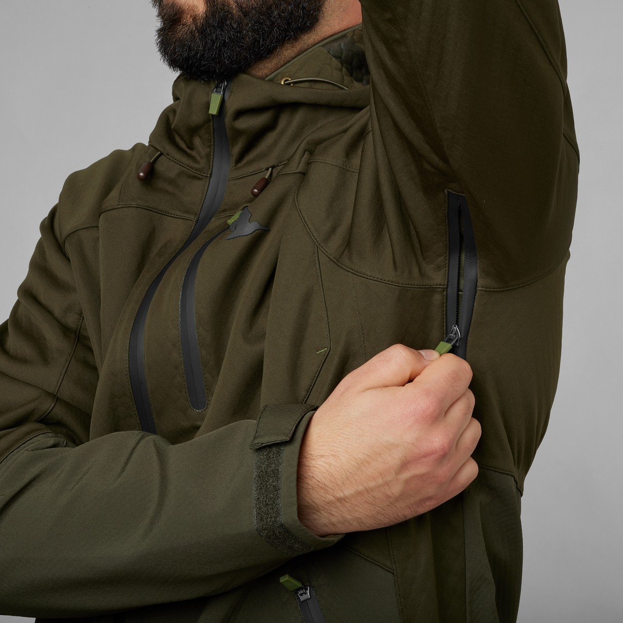Hawker Shell II - Jacke Pine green - Seeland