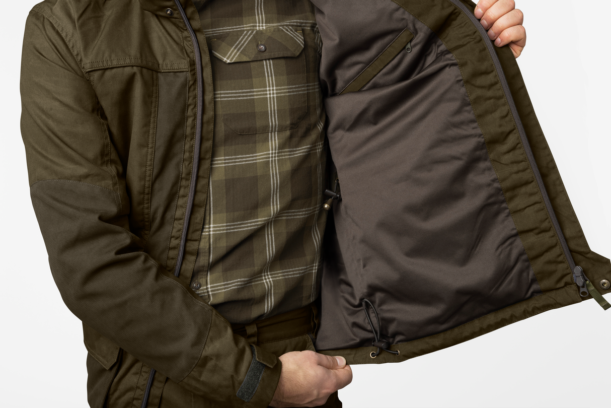 Key-Point Elements Jacke Pine green/Dunkelbraun - Seeland