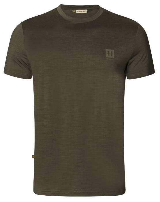 Base All Season Kurzarm-T-Shirt Willow green - Härkila