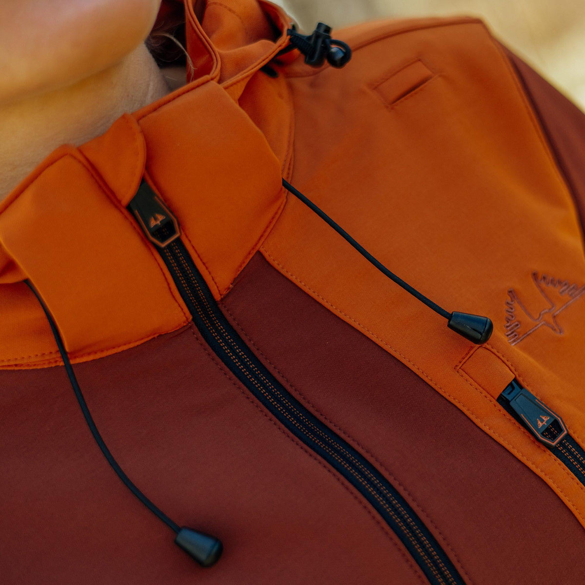 Lynx Damen Antibite Jagdjacke - Dunkles Orange - Swedteam