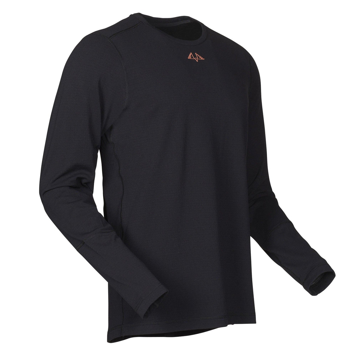 Ridge Pullover – Base Layer Schwarz – Swedteam