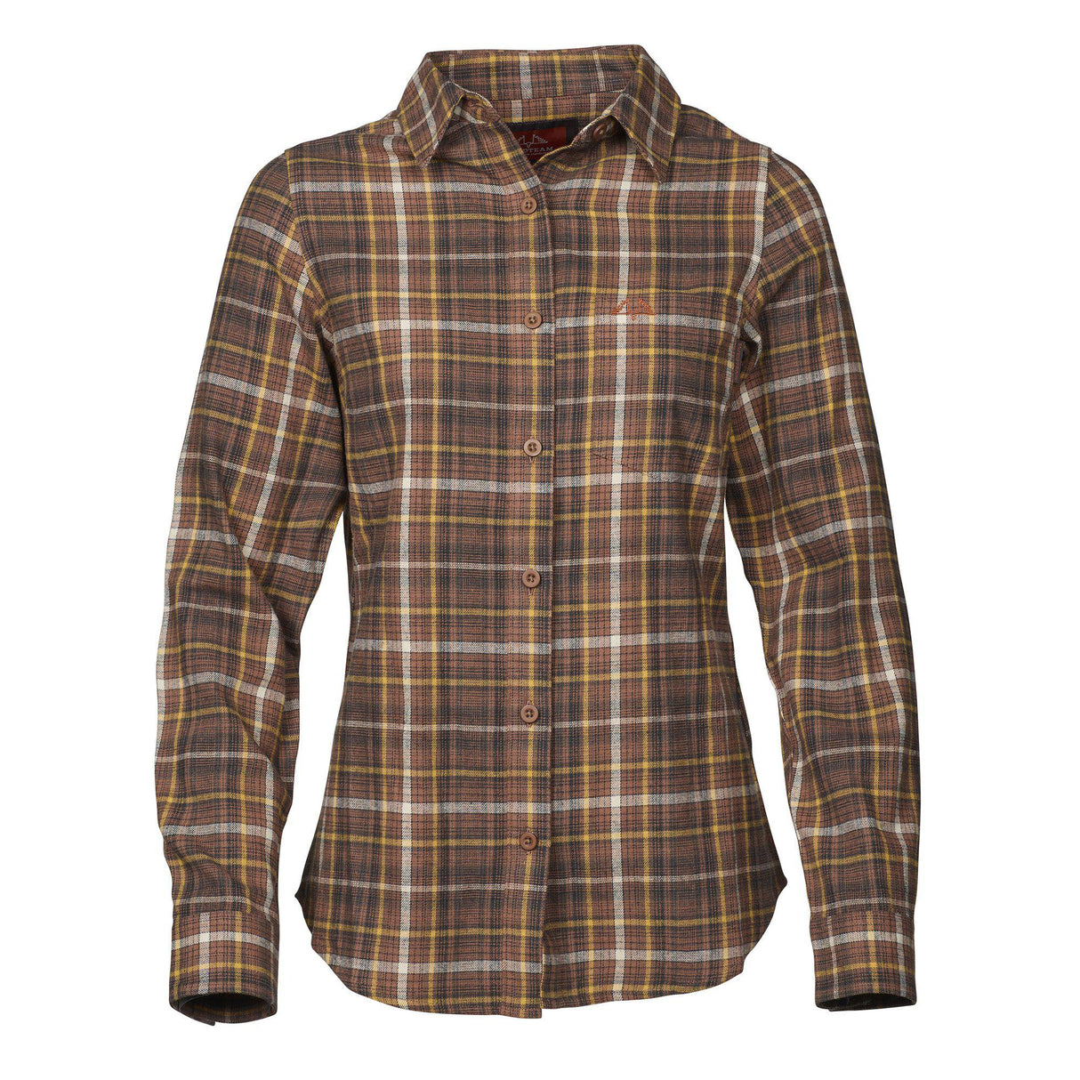 Meadow Damenhemd Braun – Swedteam
