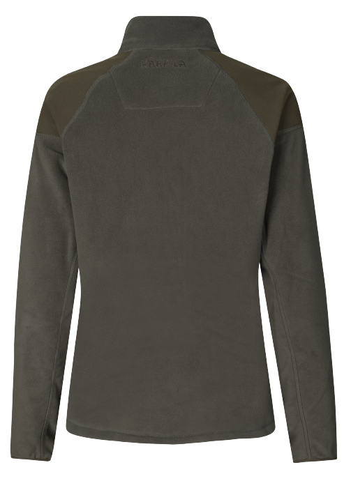 Vilja Fleece für Damen Willow green/Shadow grey - Härkila