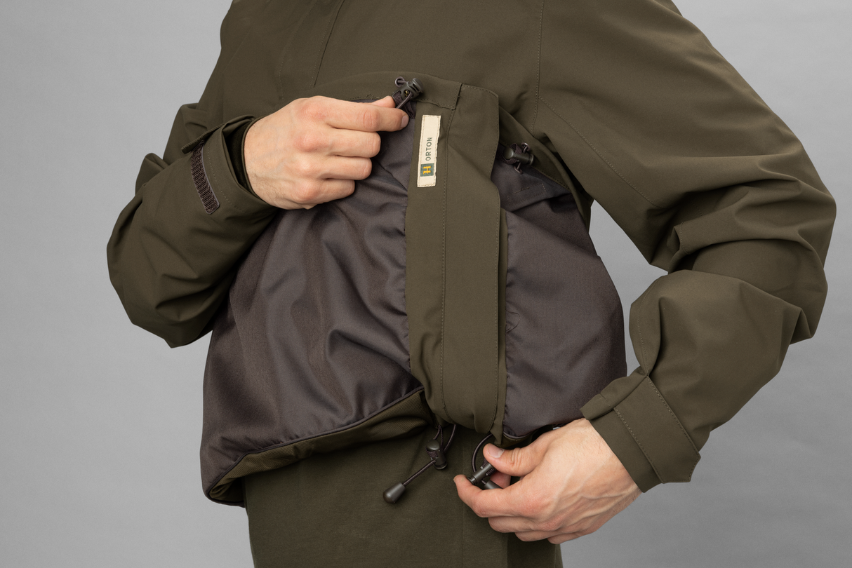 Orton tech HWS Packbarer Smock Willow green - Härkila