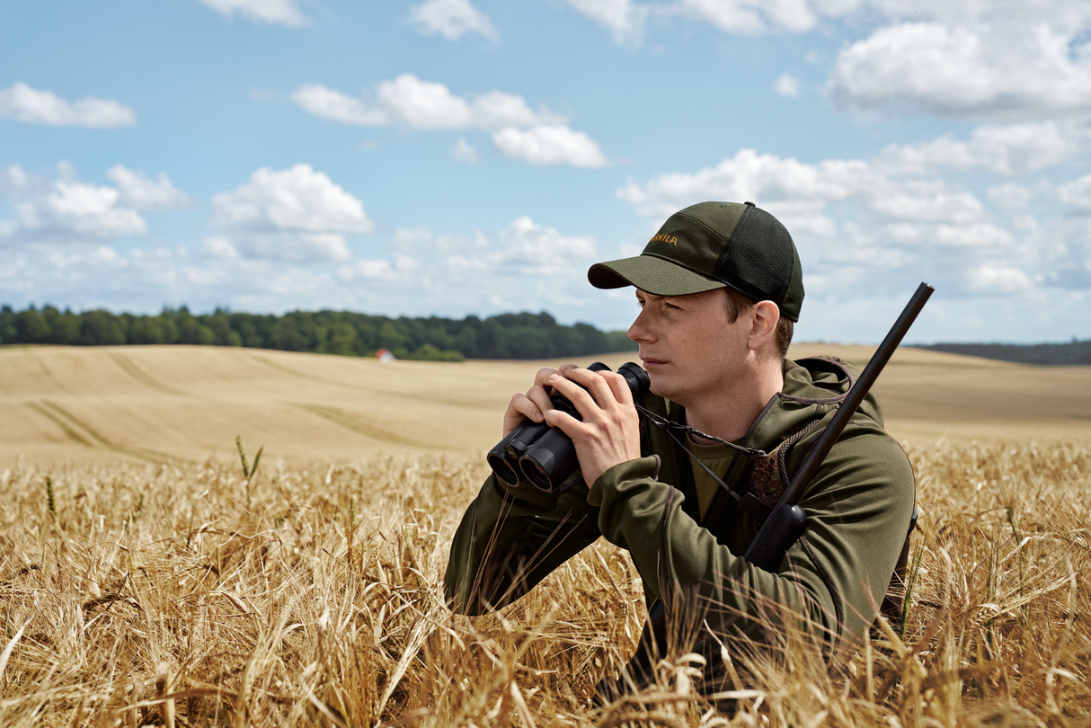 Deer Stalker - Fleece-Kapuzenjacke mit durchgehendem Reißverschluss Willow green - Härkila