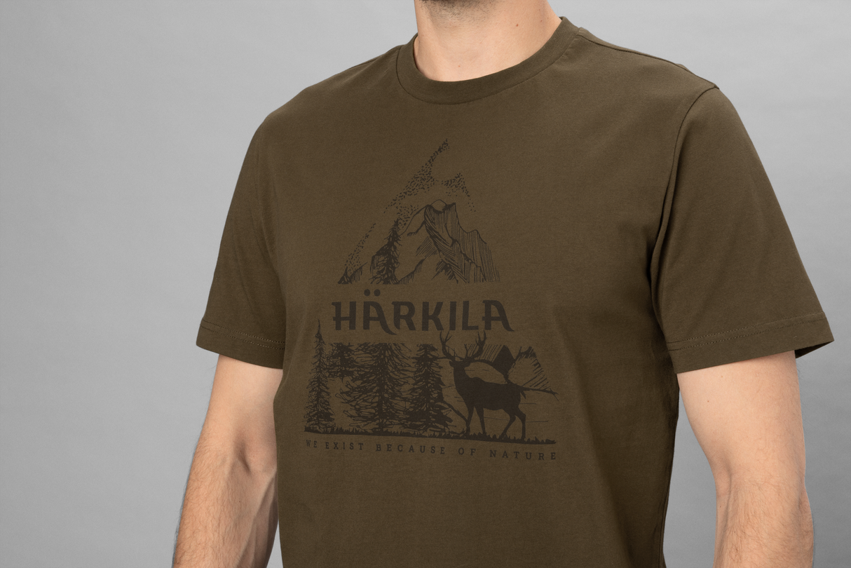 Nature S/S T-Shirt - Willow Green - Härkila