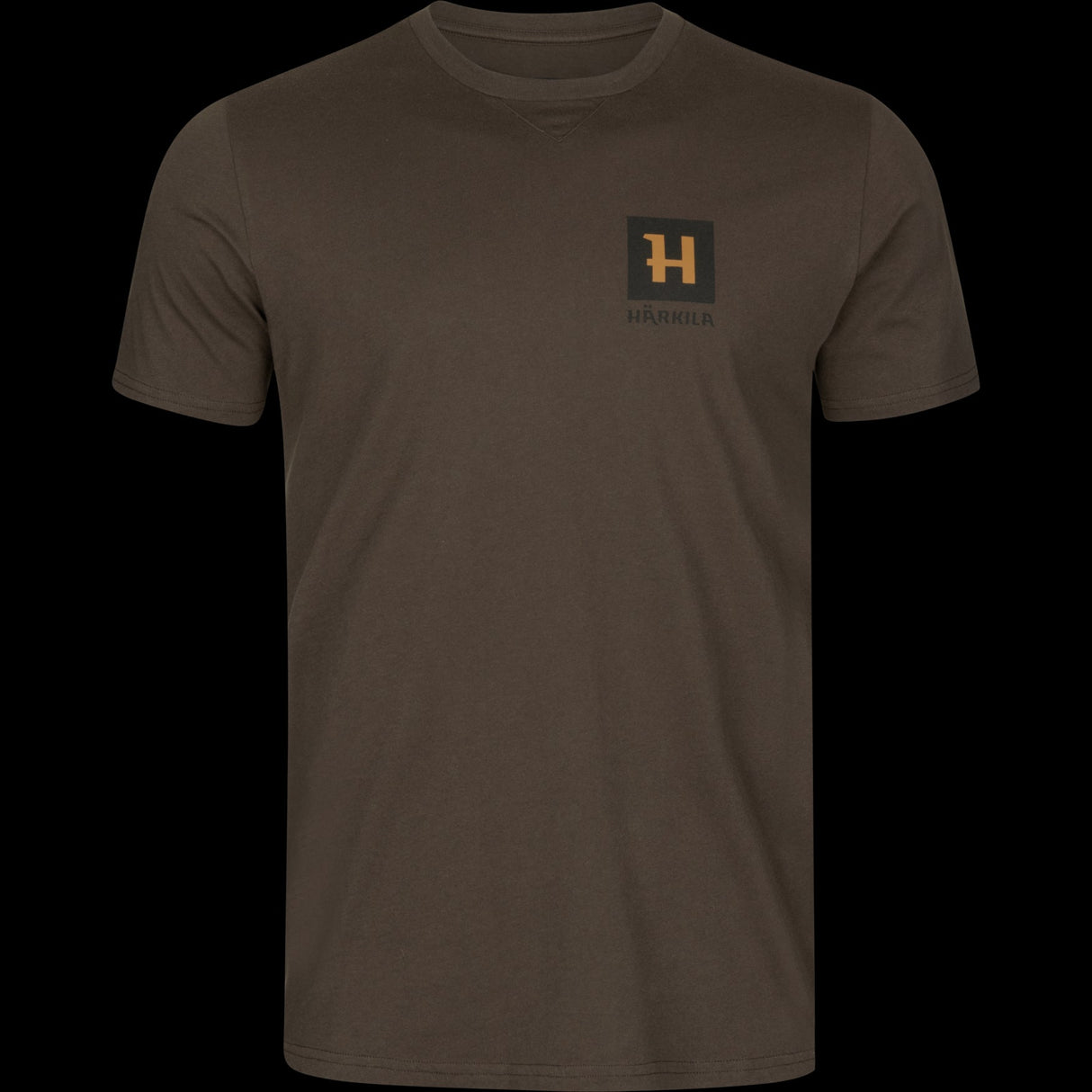 Gorm S/S T-Shirt - Shadow brown - Härkila