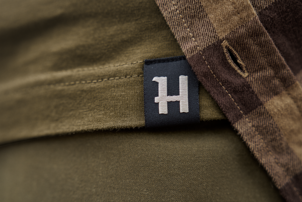 H-Logo S/S T-Shirt Dunkeloliv - Härkila