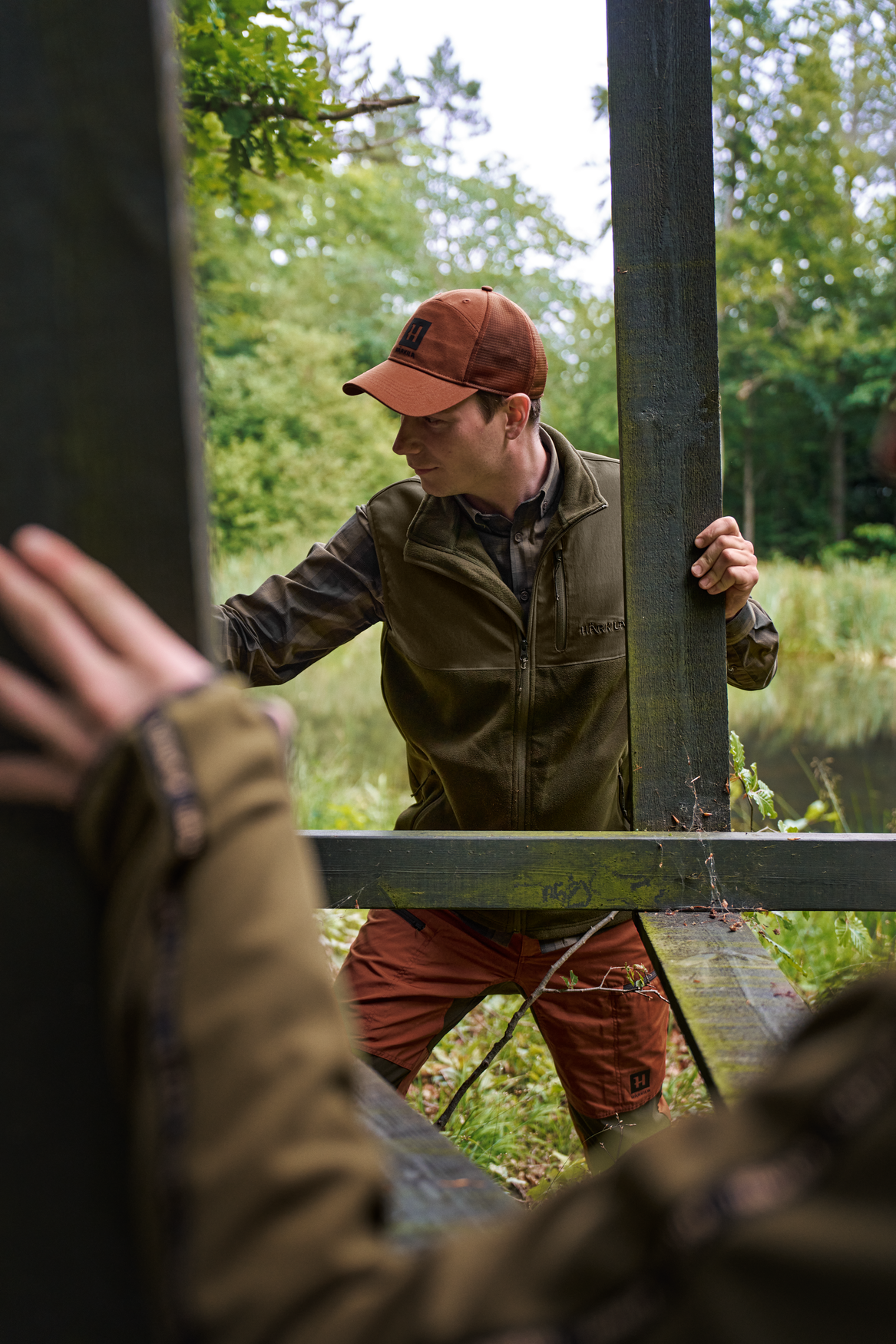 Fjell Fleeceweste Hunting Green/Willow Green - Härkila