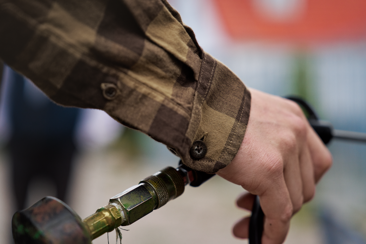 Skandinavisches L/S-Hemd - Antique Bronze Check - Härkila