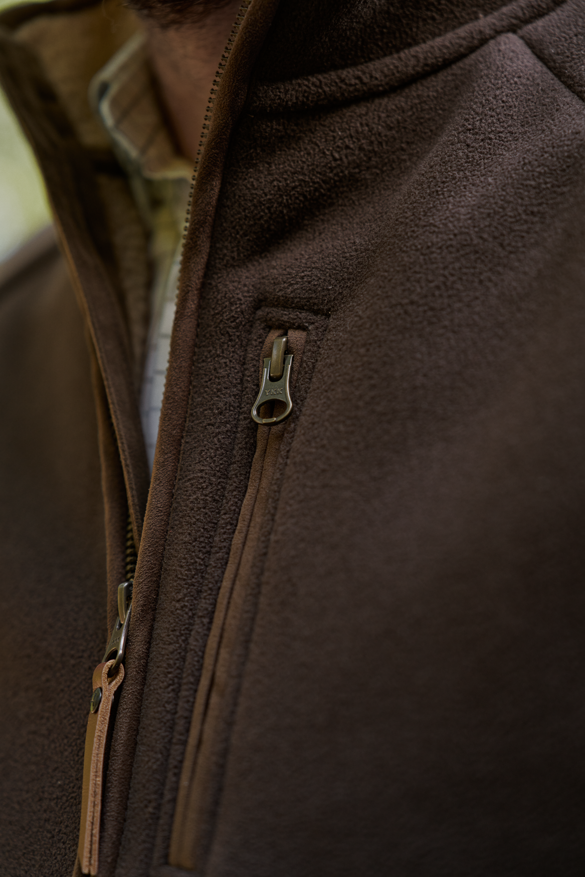 Sherpa Fleeceweste Demitasse brown – Härkila