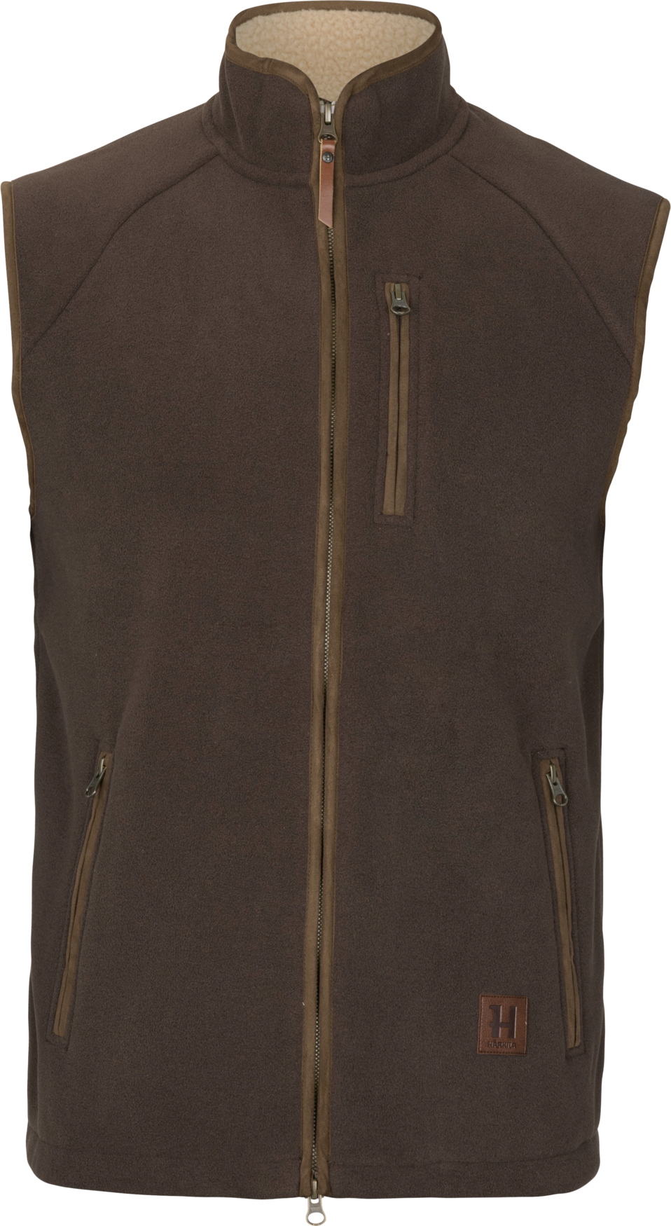 Sherpa Fleeceweste Demitasse brown – Härkila