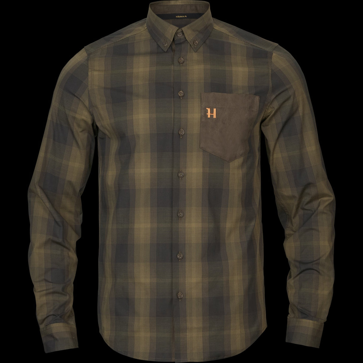 Akkan Hemd - Willow green/Shadow brown - Härkila