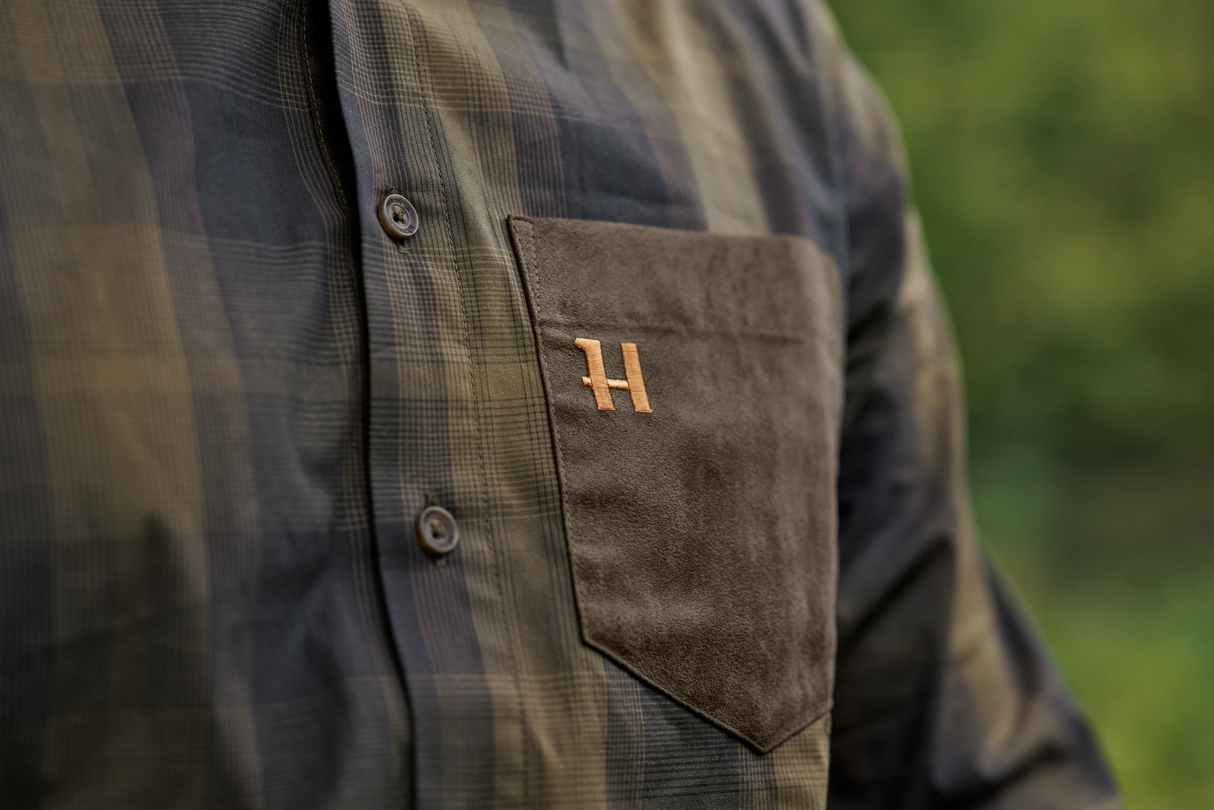 Akkan Hemd - Willow green/Shadow brown - Härkila